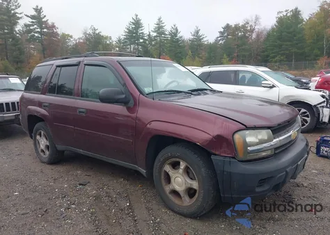 2006 Chevrolet Trailblazer Ls из США, поврежденный, VIN 1GNDT13S262340346